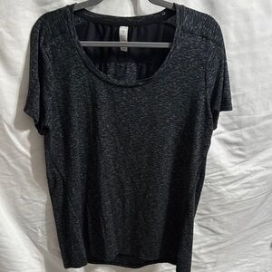Heathered Black Women's Top